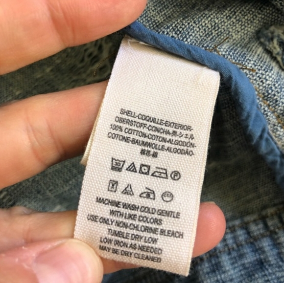 Free People Tattered Tennis Jacket Denim - Picture 6 of 9